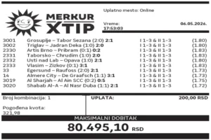 Dobitni tiket, Dobitni tiketi, Super tiket, Najbolje kvote, MerkurXtip