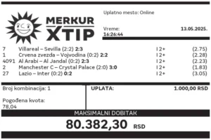 Dobitni tiket, Dobitni tiketi, Super tiket, Najbolje kvote, MerkurXtip