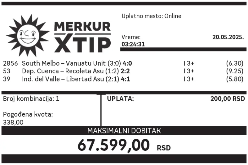 Dobitni tiket, Dobitni tiketi, Super tiket, Najbolje kvote, MerkurXtip