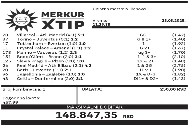 Dobitni tiket, Dobitni tiket, Super tiket, Najbolje kvote, MerkurXtip