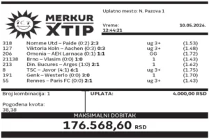 Dobitni tiket, Dobitni tiketi, Super tiket, Najbolje kvote, MerkurXtip