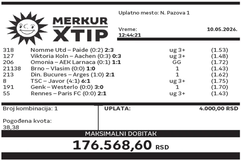 Dobitni tiket, Dobitni tiketi, Super tiket, Najbolje kvote, MerkurXtip