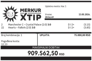 Dobitni tiket, Dobitni tiketi, Super tiket, Najbolje kvote, MerkurXtip