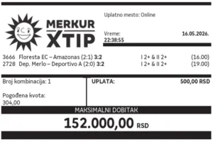 Dobitni tiket, Dobitni tiketi, Super tiket, Najbolje kvote, MerkurXtip