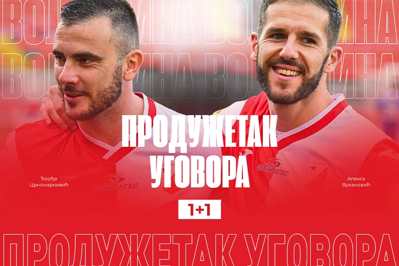 Crnomarković i Vukanović produžili ugovore sa Vojvodinom