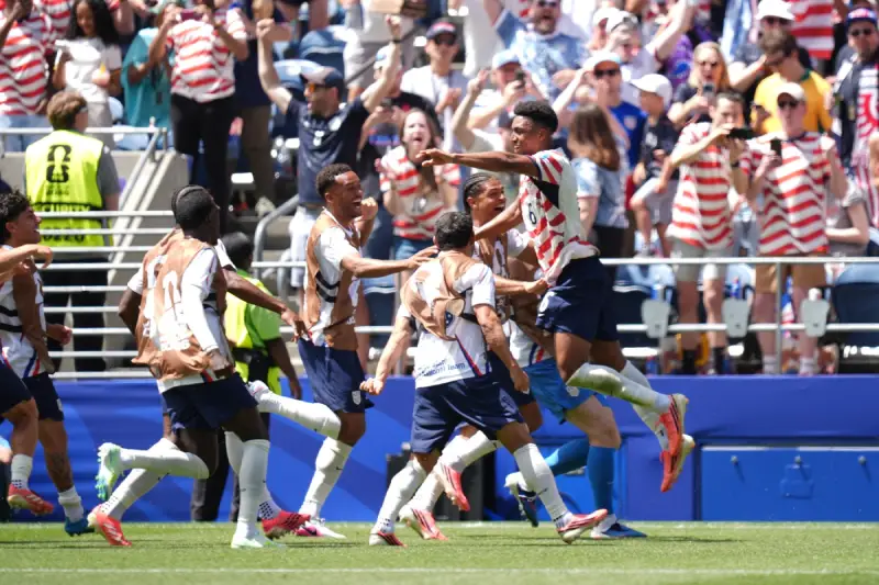 Aleks Frimen je postigao drugi gol za SAD u meču sa Australijo9m Foto: Profimedia