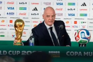 Predsednik FIFA Đani Infantino održao je konferenciju za novinare pred početak Mundijala