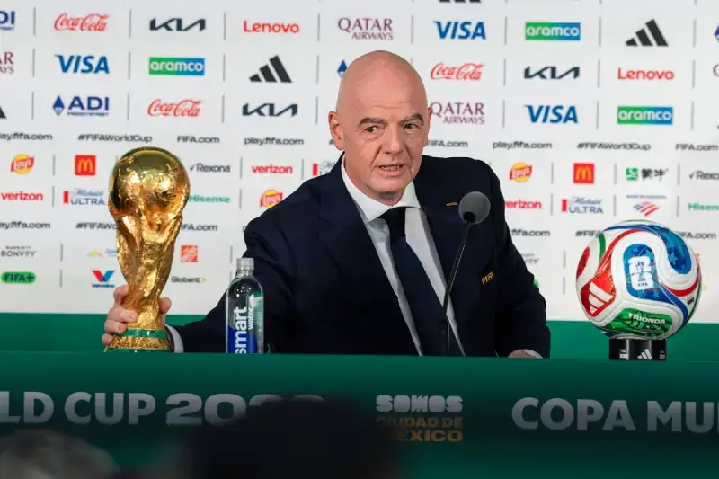 Predsednik FIFA Đani Infantino održao je konferenciju za novinare pred početak Mundijala