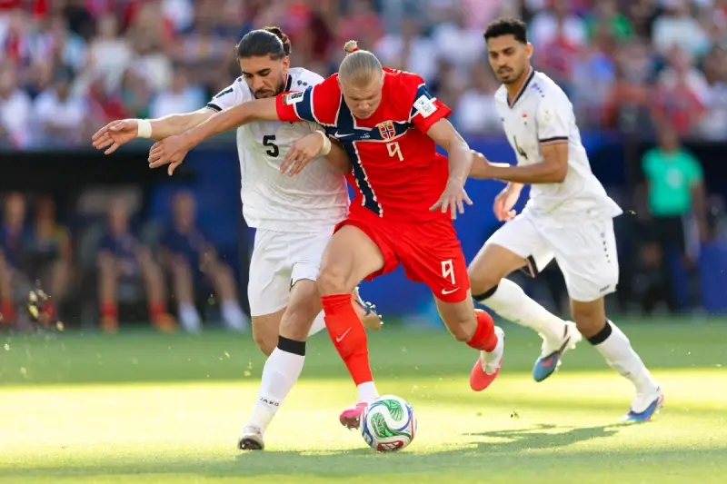 Erling Haland je bio dvostruki strelac u pobedi Norveške nad Irakom od 4:1