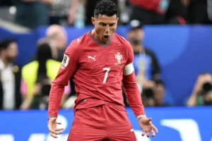 Kristijano Ronaldo je golovima protiv Uzbekistana ušao u istoriju Mundijala kao igrač koji je postigao bar gol na šest Mundijala i kao najstariji igrač koji je na jednom meču SP postigao dva gola Foto: Profimedia