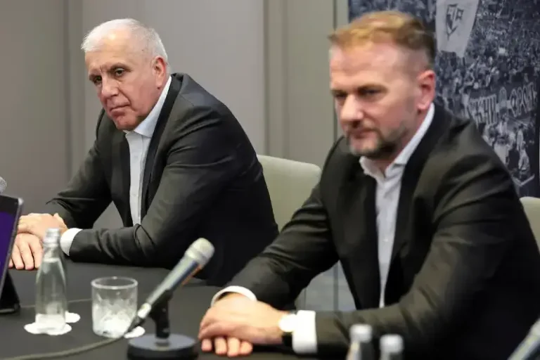 OStoja Mijailović i Željko Obradović tokom saradnje u Partizanu Foto: Starsport
