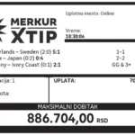 Dobitni tiket, Dobitni tiketi, Super tiket, Najbolje kvote, MerkurXtip